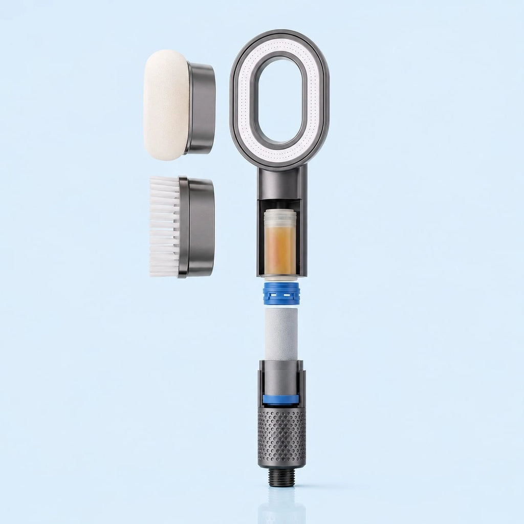 Éclipse - Pommeau de douche filtrant ovale
